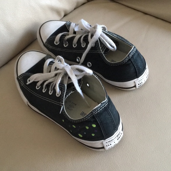 Converse All Star girl’s sneakers Size 2.5 - Picture 7 of 8